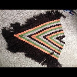 Handwoven vest with tassels