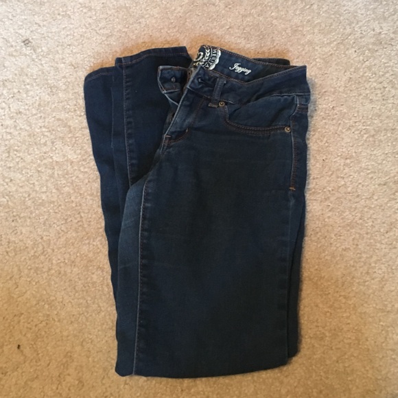 Blue jean jeggings. Skinny fit.