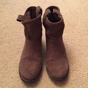 Suede ankle boots