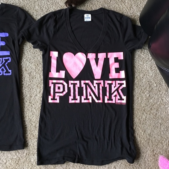 🌹🌷VICTORIA'S SECRET PINK TOPS (2) BUNDLE🌹🌷 - Picture 3 of 4