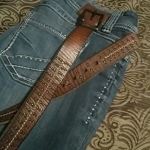 Cute casual brown belt from the Buckle
