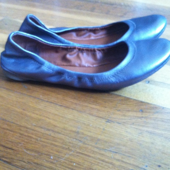 silver ballet flats - Picture 3 of 3