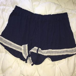 Aerie navy blue shorts