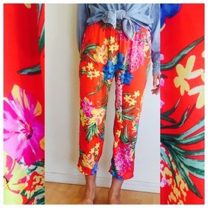 Show Me Your MuMu Tropical Print Pants