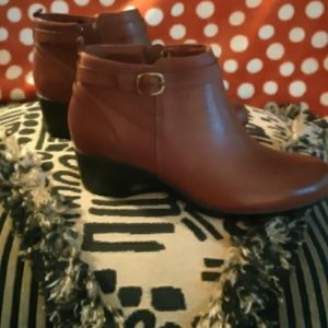 Clark's Leather Ankle Boots