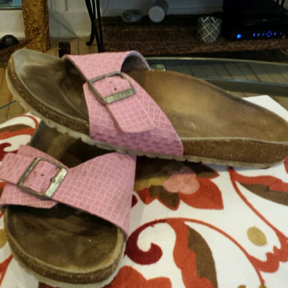 Birkenstock  Shoes - Birkenstock pink one band sandal