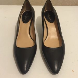Black Kitten Heel Pumps