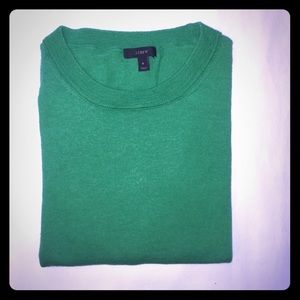 J Crew | Kelley Green Crew Neck Sweater