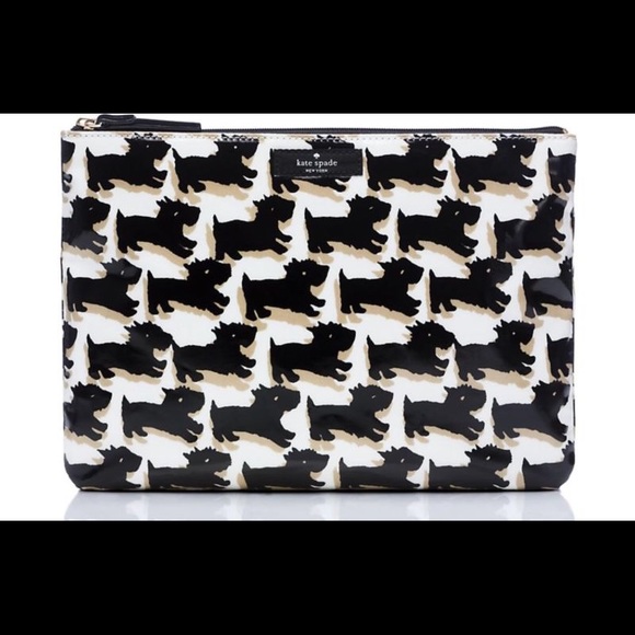 Authentic kate spade Gia Scotty Cosmetic Bag NWT