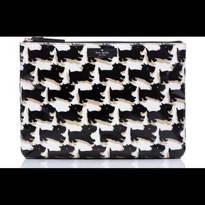 Authentic kate spade Gia Scotty Cosmetic Bag NWT