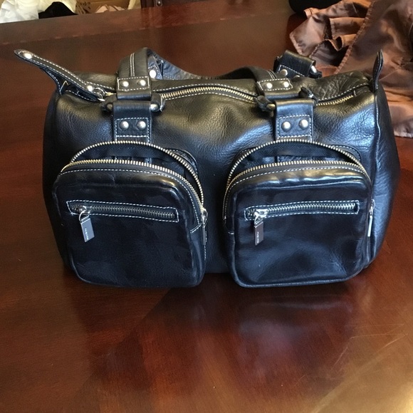 SOLD—Authentic Perlina leather purse