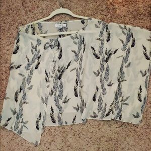 Feathered shirt