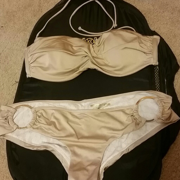 Nude Victoria Secret Bikini 36b Medium Gold