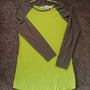 Neon baseball leave dress/shirt