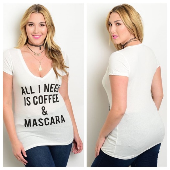 Coffee & Mascara Graphic T-shirt - Picture 3 of 3