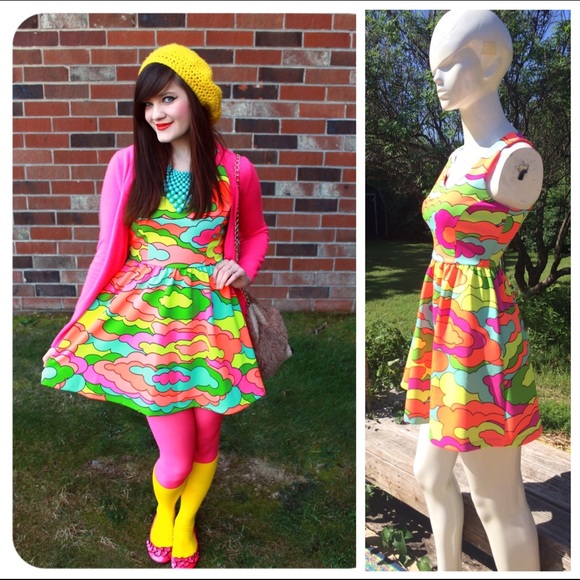 60s skater dress