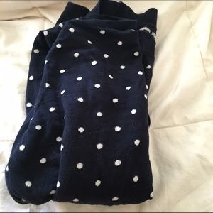 Navy Polka Dot Sweater