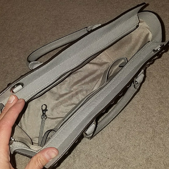 Rare Michael Kors Large Studded Selma in Grey - Picture 3 of 4