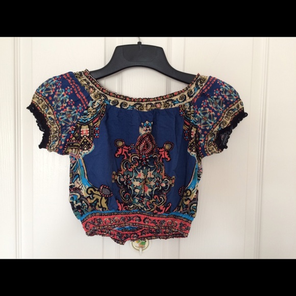 Bohemian-inspired crop top
