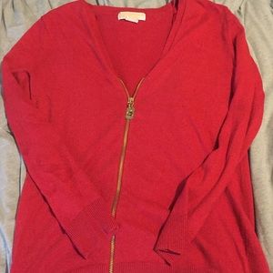 Red Michael Kors Zip up