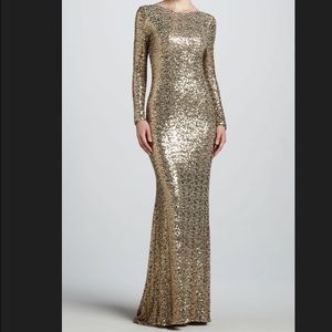 Badgley Mischka gown