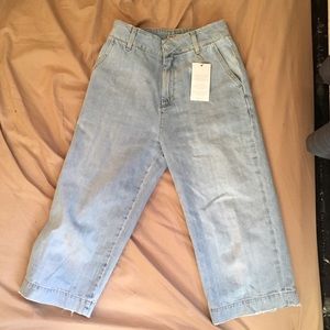 LIGHT DENIM ZARA CULOTTES