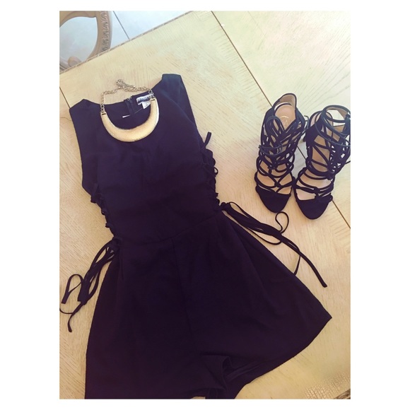 Wetseal Black Romper