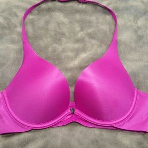 Victoria's Secret Halter Bra Bright Fushia Purple