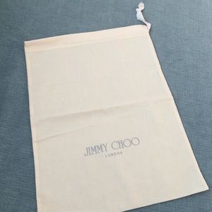 Jimmy choo ivory dust bag