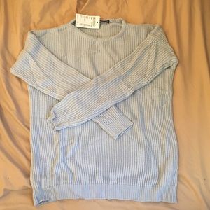 BLUE BRANDY MELVILLE SWEATER