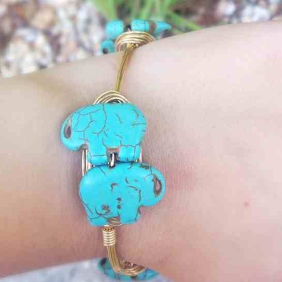 Sydney Elle Jewelry - SOLD OUT ❌ Turquoise Elephant Bangle