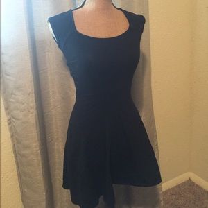 Black skater dress