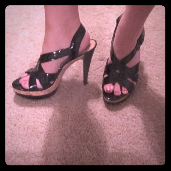 Nine West Patent Leather platform heels