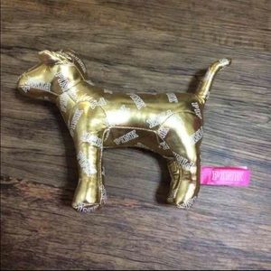 Victorias Secret PINK Small Metalic Dog
