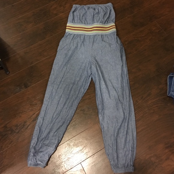 Body Central denim jumpsuit
