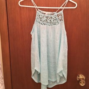 Aeropostale  turquoise  top,  Size small
