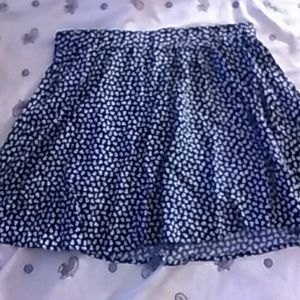 Skull a dot mini skirt from hot topic