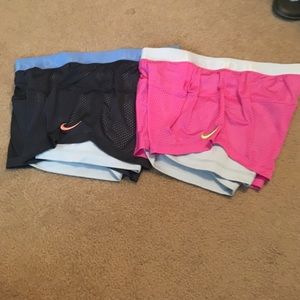 Mesh with Spandex Nike shorts