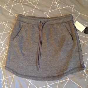 Grey athletic skirt