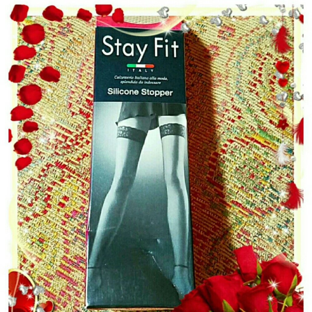 New Stay Fit Thigh High Fishnet Hosiery
