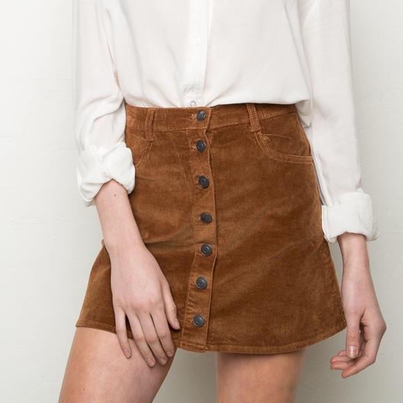 Brandy Melville Dresses & Skirts - Brandy Melville Nanna Corduroy Skirt