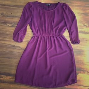 Forever 21 Purple Chiffon Dress