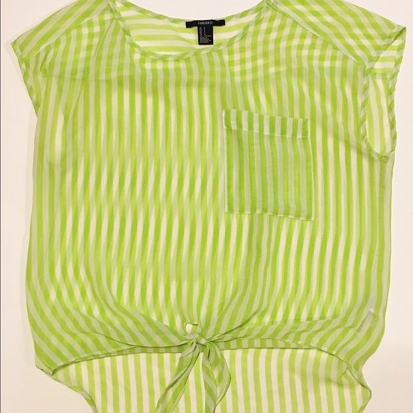 Sheer High Low Blouse