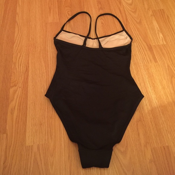 *SOLD* Black one piece bathing suit - Picture 3 of 4