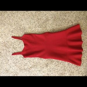 Guess red dress
