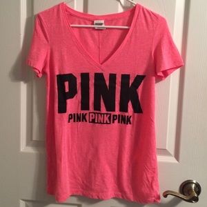 VS pink tshirt
