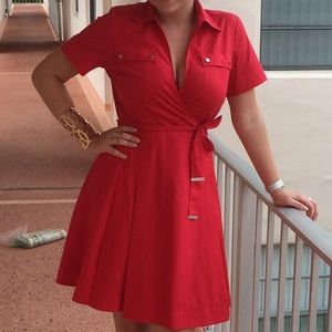 Michael Kors Red Summer Dress