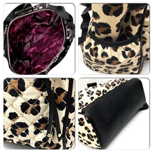 Betsey Johnson Bags Betsey Johnson Leopard Backpack Carryall