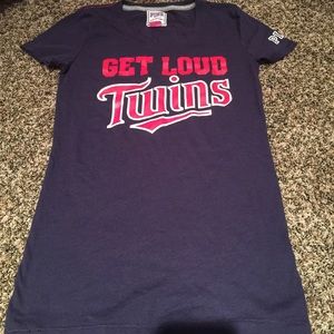 Victoria's Secret twins baseball tee