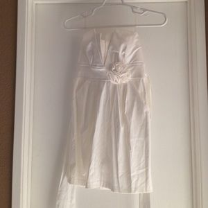 White formal dress
